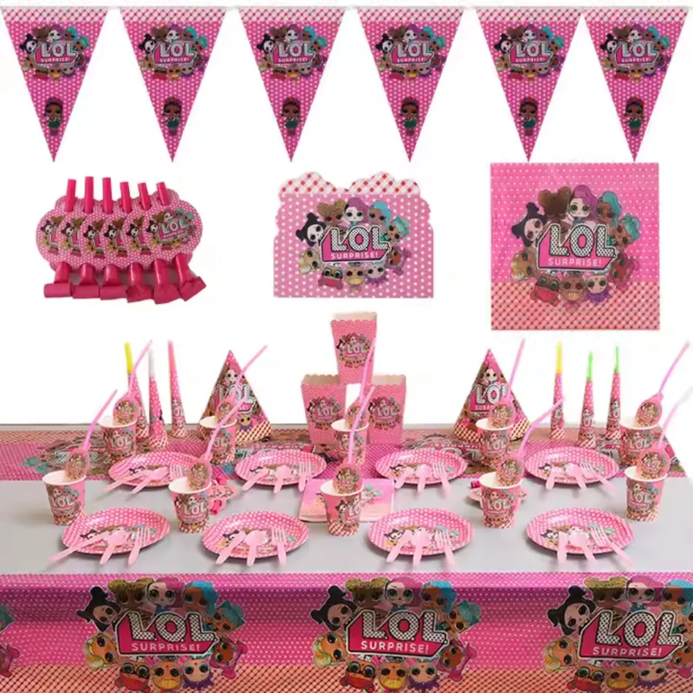Pack de décoration anniversaire LOL - dodo.ma