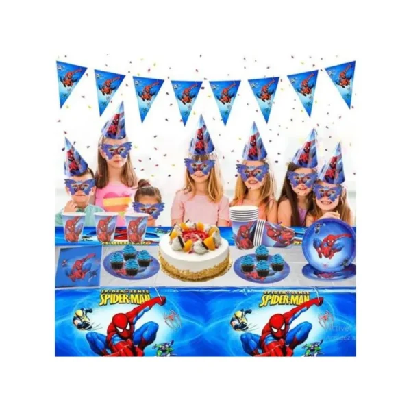 Pack decoration anniversaire Spiderman - dodo.ma