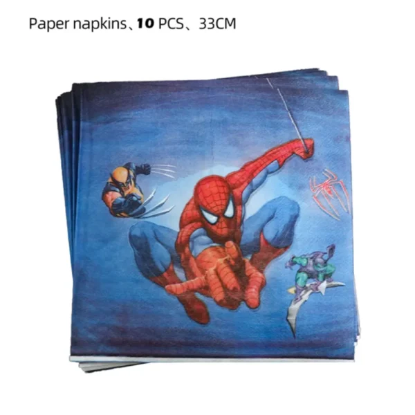 Pack decoration anniversaire Spiderman - dodo.ma