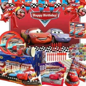 Pack decoration anniversaire Cars- dodo.ma
