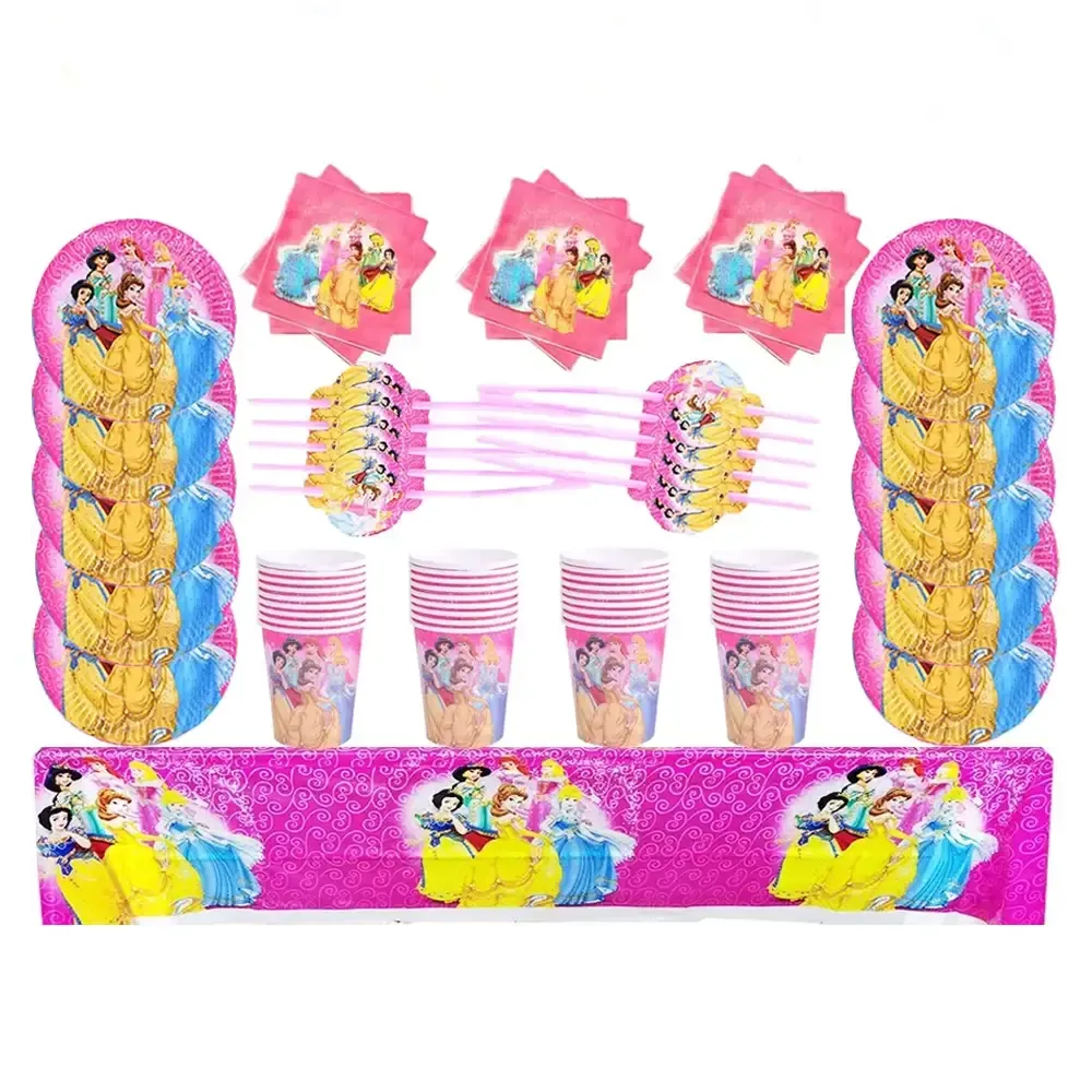 Pack decoration anniversaire Princesses- dodo.ma