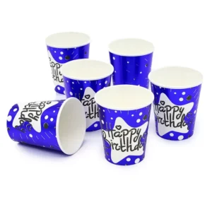 Pack de dix verres en carton anniversaire - dodo.ma