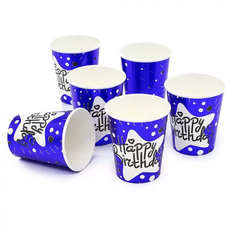 Pack de dix verres en carton anniversaire - dodo.ma