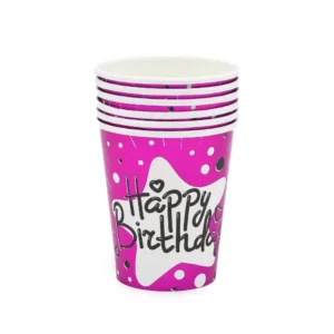 Pack de dix verres en carton anniversaire - dodo.ma
