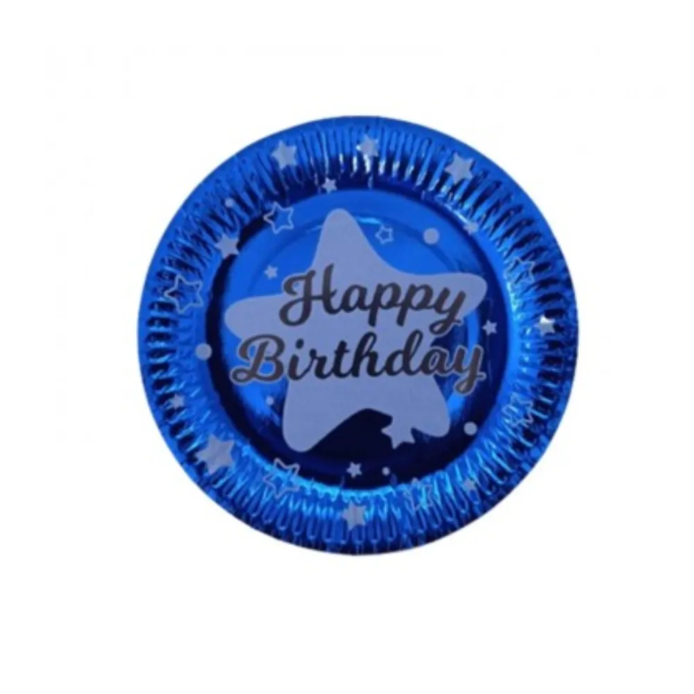 Pack de dix plats en carton anniversaire - dodo.ma