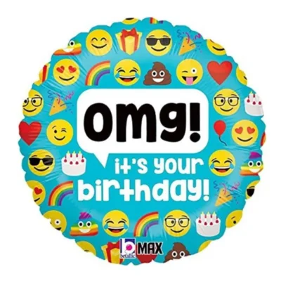 ballon decoration anniversaire omg - dodo.ma