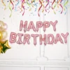Ballon Happy Birthday Rose Pour décoration d'Anniversaire