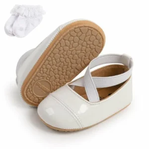 Chaussures antidérapant pour bébé fille avec chaussettes 6-12mois (Copie)