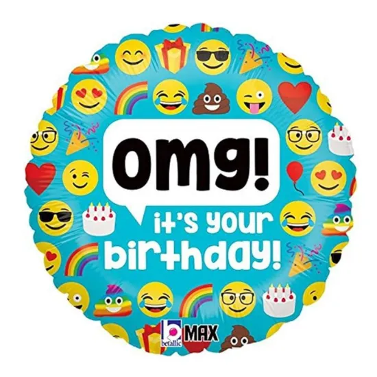 ballon decoration anniversaire omg - dodo.ma