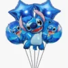 Pack de cinq ballons STITCH