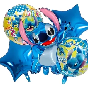 Pack de cinq ballons STITCH