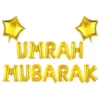 Pack de ballons UMRAH MUBARAKA- 40cm
