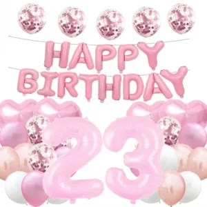Pack de décoration d'anniversaire 23 ans