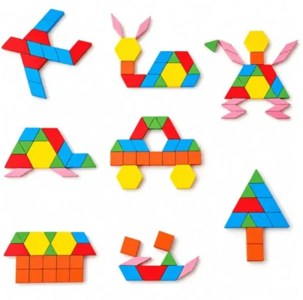 Puzzle Block 60pcs- dodo.ma