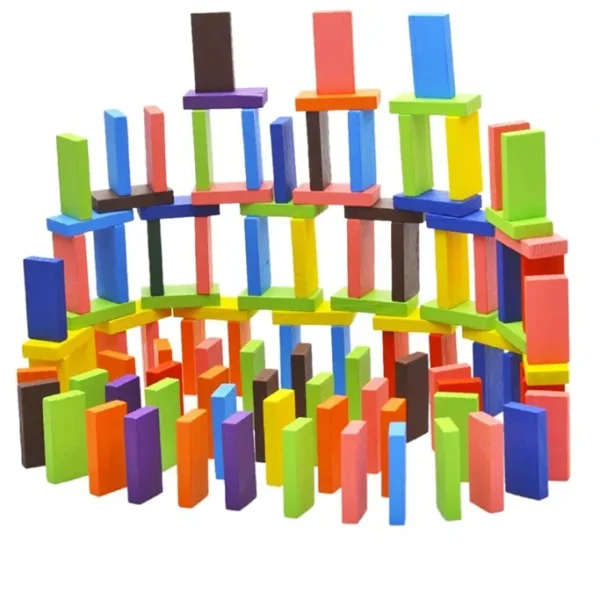 Jouet domino en bois 200pcs- dodo.ma