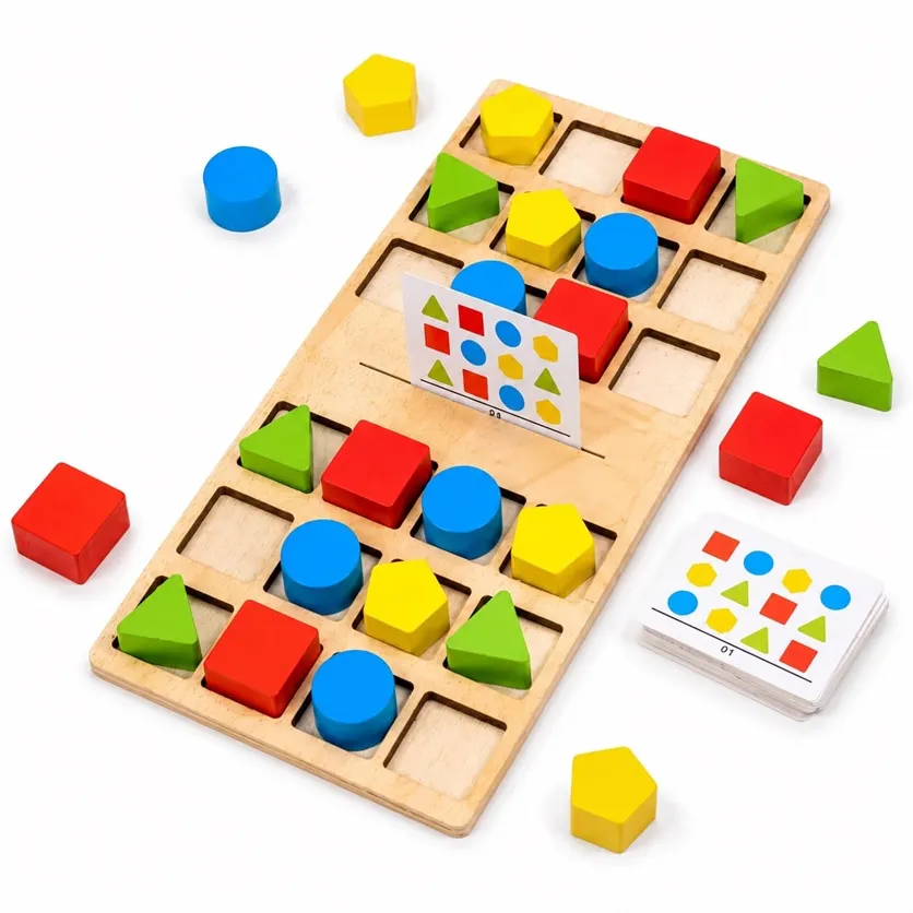 Jouet en bois shape four calor battle- dodo.ma