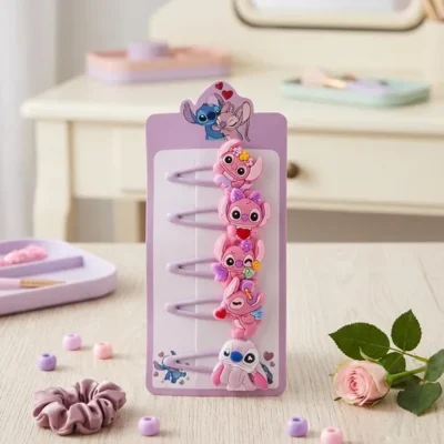 Pack de pinces à cheveux pour filles stitch- dodo.ma