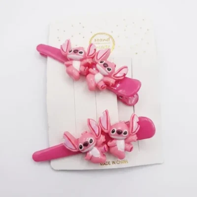 pack deux pinces cheveux filles stitch - dodo.ma