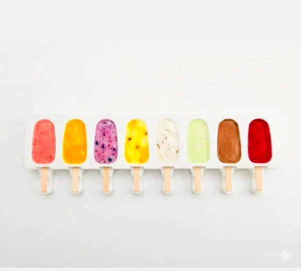 moule huit glaces cilicone - dodo.ma