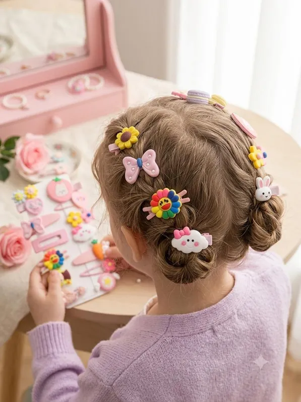 Pack de pinces à cheveux pour filles - dodo.ma
