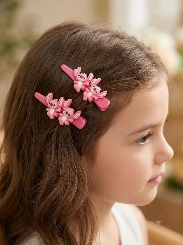 Pack de pinces à cheveux pour filles stitch- dodo.ma
