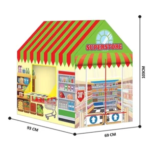 Tente de Jeu Super Marché pour Enfants (3 à 7 ans) – Maison de Jeu Role Play
