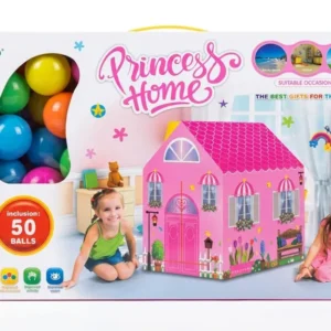 Tente de Princesse pour Filles (3 à 7 ans) avec 50 Balles Colorées
