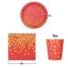 Pack assiette goblet et serviette pour anniversaire -dodo.ma