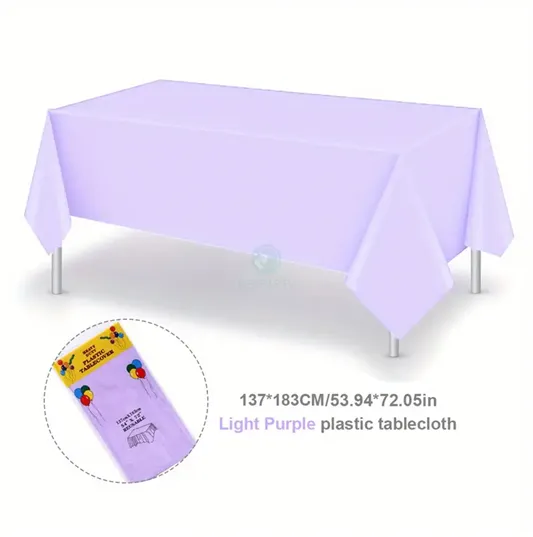 nappe anniversaire en plastique jetable 137cm x 183 - dodo.ma