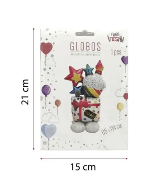 ballon de decoration anniversaire 1m16cm- dodo.ma