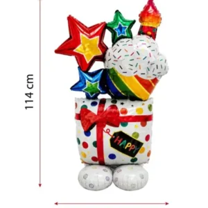 ballon de decoration anniversaire 1m16cm- dodo.ma