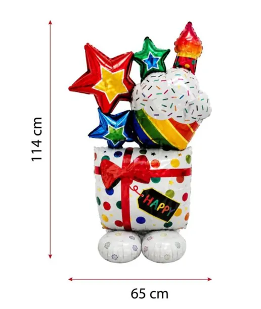 ballon de decoration anniversaire 1m16cm- dodo.ma