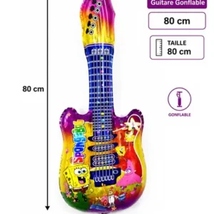 ballons guitares pour la décoration des fêtes