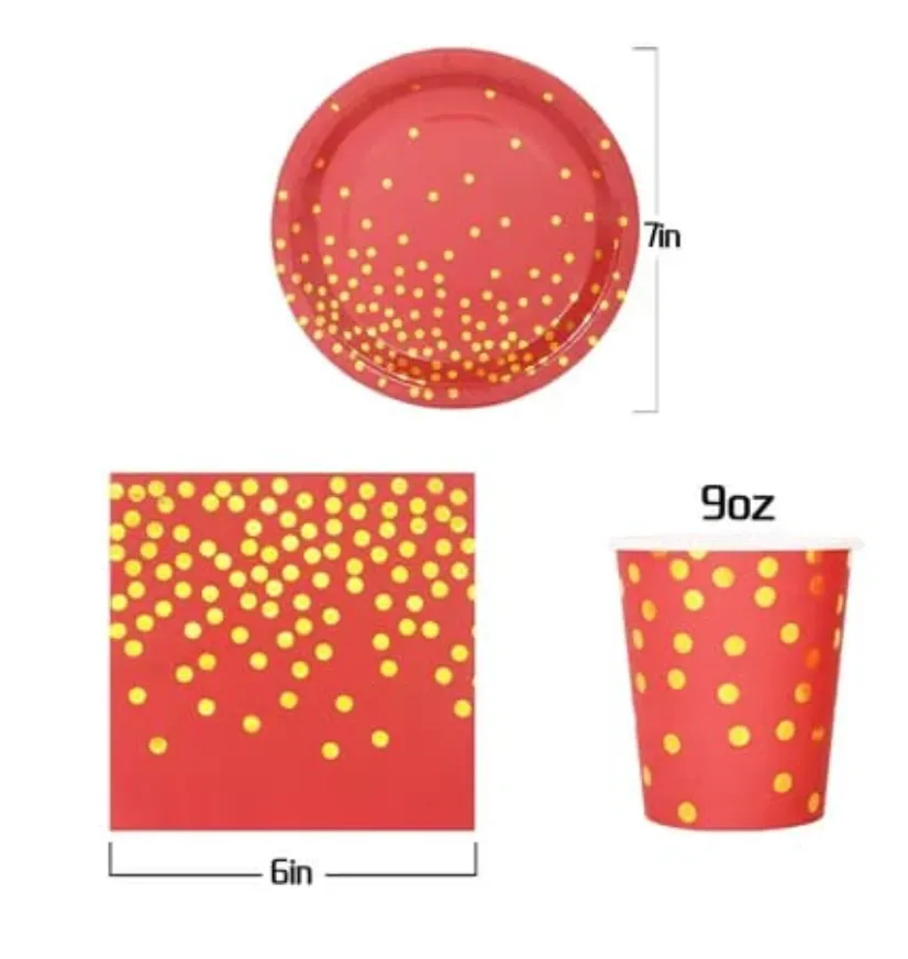 Pack assiette goblet et serviette pour anniversaire -dodo.ma