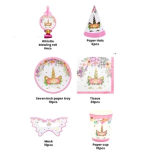 Pack anniversaire unicorne -dodo.ma