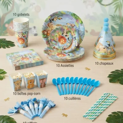 Pack anniversaire jungle- dodo.ma