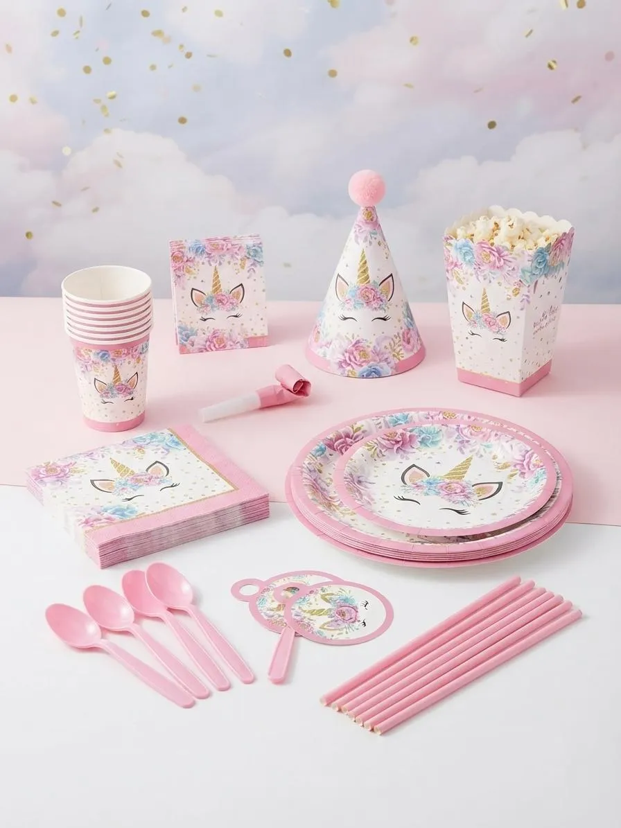 Pack anniversaire unicorn- dodo.ma