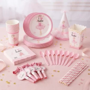 Pack Anniversaire Ballet– 10 Personnes – 80 Pièces