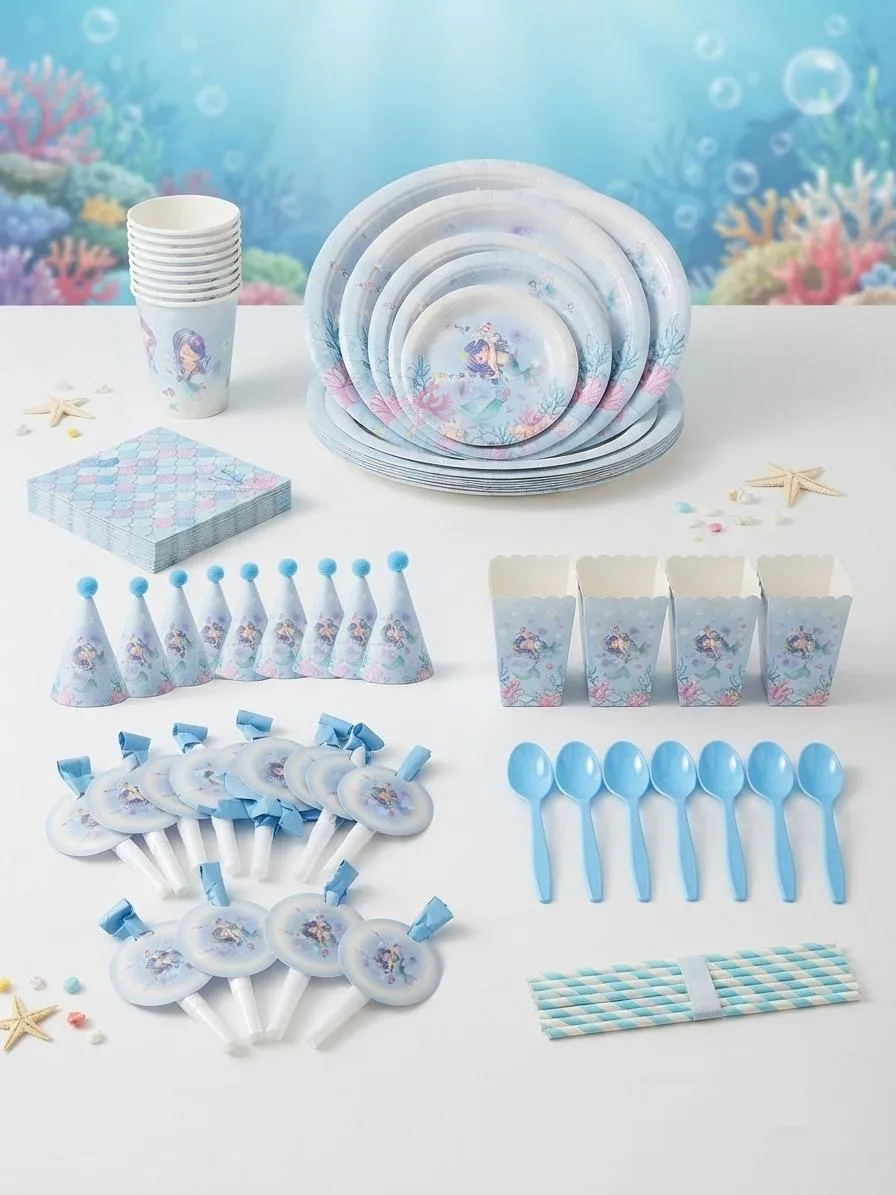 Pack anniversaire sirene- dodo.ma