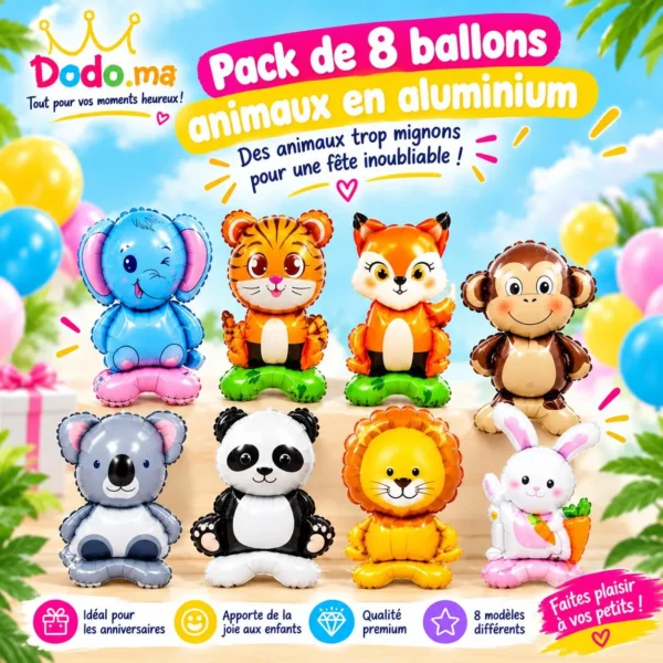 Pack ballons animaux- dodo.ma