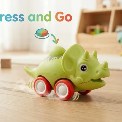 jouet dinosaure Press and Go-dodo.ma