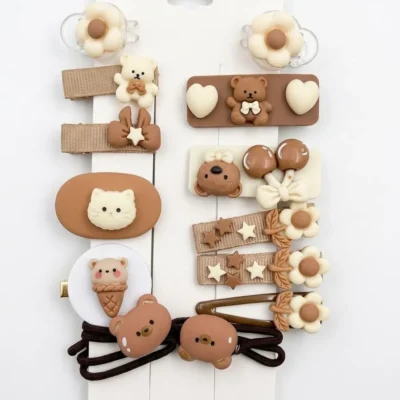 pack barettes pinces cheveux filles - dodo.ma