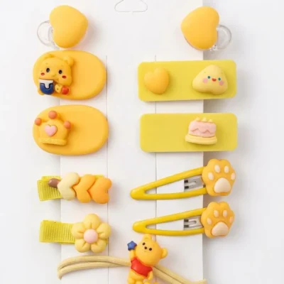 pack barettes pinces cheveux filles - dodo.ma