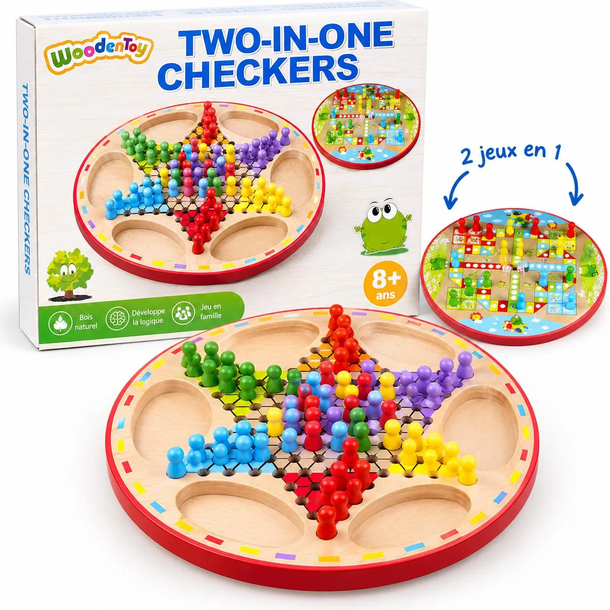 jeu de société two in one - dodo.ma