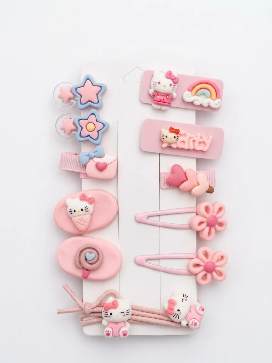 pack barettes pinces cheveux filles - dodo.ma