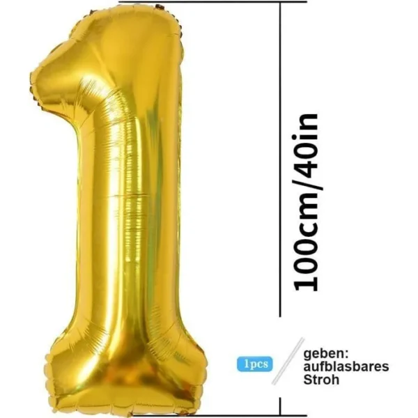 ballon chiffre 1m -dodo.ma