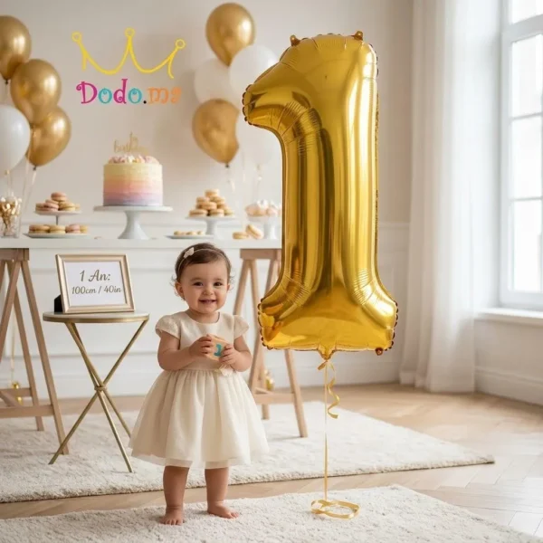 ballon chiffre 1m -dodo.ma